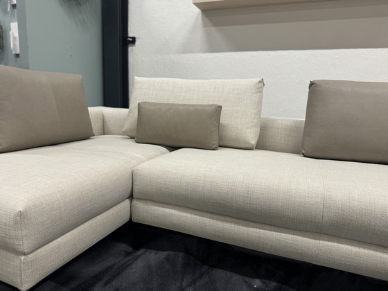 Image 1 of Design On Stock Aikon Lounge Corner Sofa Senna Fabric Cream