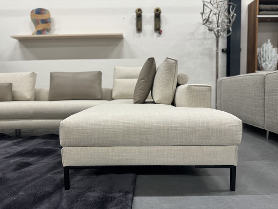 Image 1 of Design On Stock Aikon Lounge Corner Sofa Senna Fabric Cream