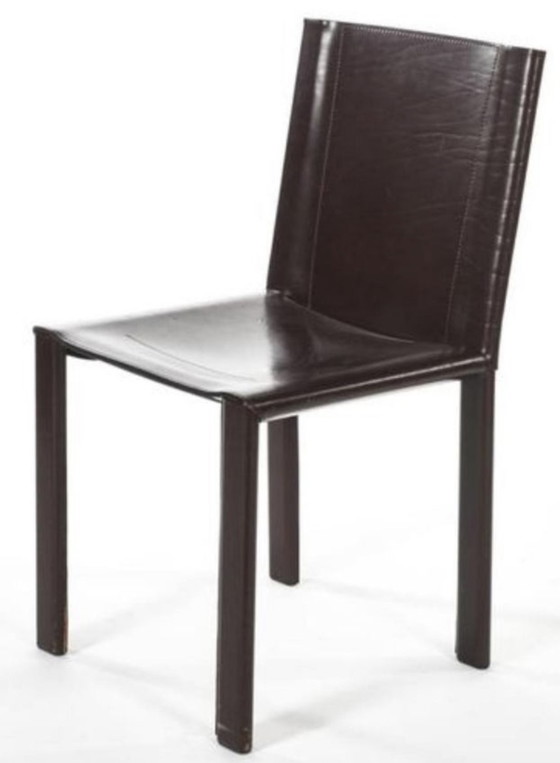 Image 1 of 4x Matteo Grassi dining chairs and 1 dining table