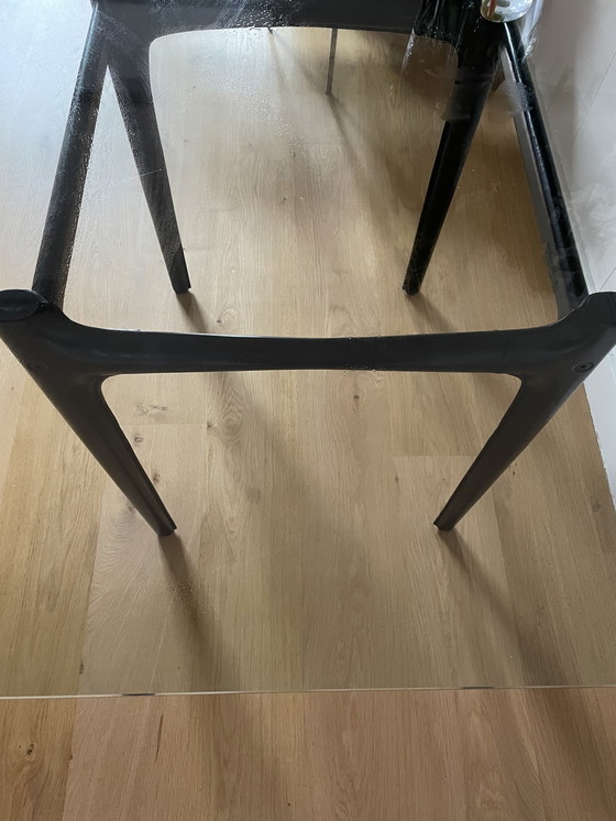 Image 1 of 4x Matteo Grassi dining chairs and 1 dining table