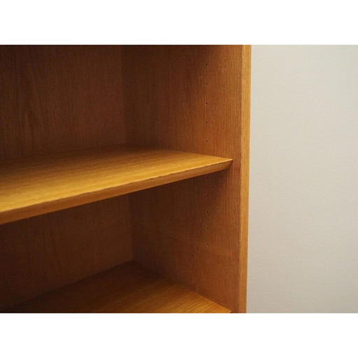 Ash bookcase, Danish design, 1970s, production: Hundevad