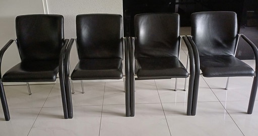 4x Leolux cimaronne dining chair