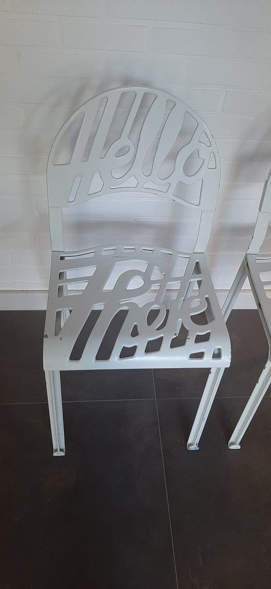 Image 1 of 2x Hello There Chairs by Jeremy Harvey for Artifort