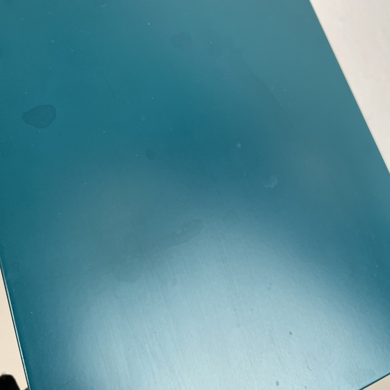 Image 1 of Modernist Green Cubic Sputnik Table Light Kaiser Leuchten Lights, 1970S Germany