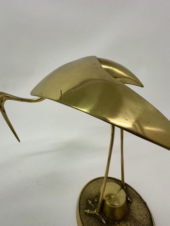 Image 1 of Set of 2 copper cranes from the 1970s