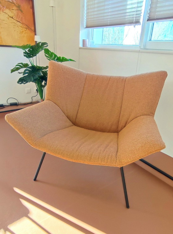 Image 1 of 2 Label Van Den Berg Gustav Armchair With Pouffe