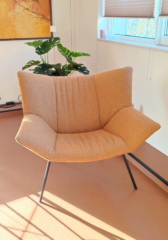 Image 1 of 2 Label Van Den Berg Gustav Armchair With Pouffe