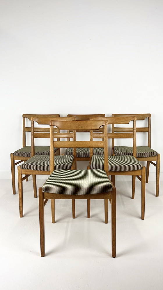 Image 1 of 6 X Swedish Vintage Dining Chairs