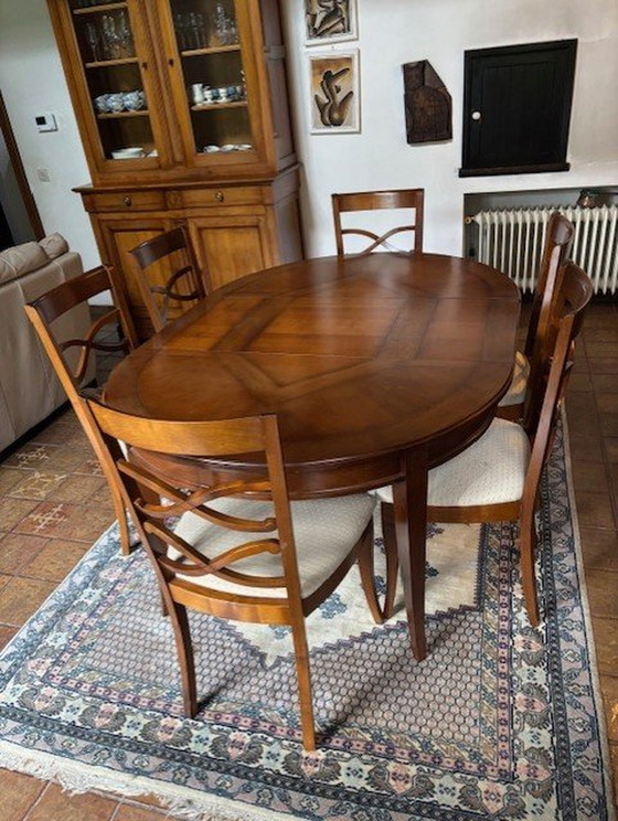 Image 1 of Antique Dining Room With 6 Chairs