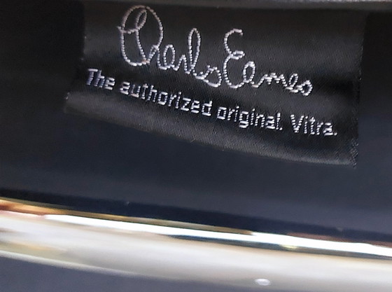 Image 1 of Original Vitra Eames Ea 108 | Leather Black | Chrome | Izgst