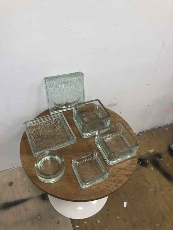 Image 1 of Set Ashtrays, Bowls Lumax By Perriand/Corbusier/Adnet 50'S