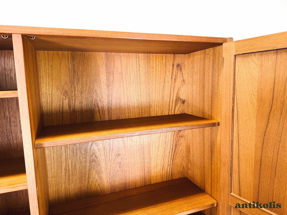 Image 1 of Mid - Century bookcase cabinet Troeds Nils Jonsson teak Sweden Domi Monté