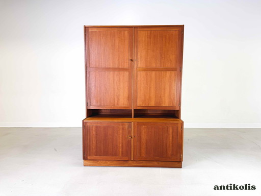 Mid Century Bibliothèque Armoire Troeds Nils Jonsson Teck Suède Domi Monté