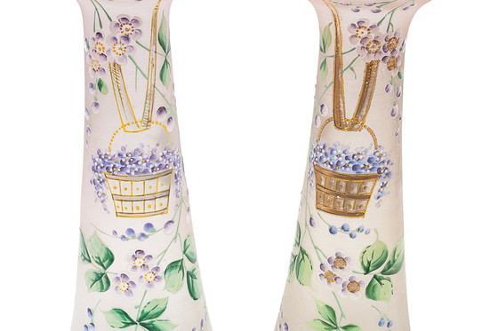 Image 1 of Pair Of Belle Époque Vases