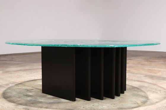 Image 1 of Table basse sculpturale en verre par Heinz Lilienthal 1970,Allemagne