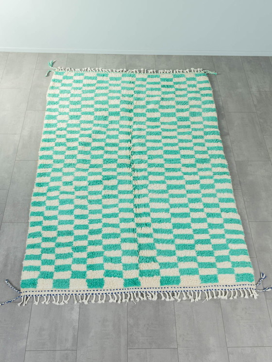 Image 1 of Peppermint Check, tapis berbère, 165 x 246