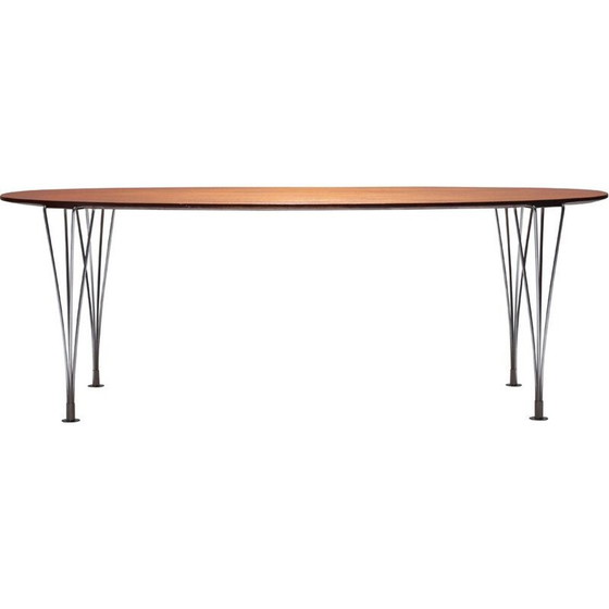 Image 1 of Vintage Elliptical table, Sweden 1970s