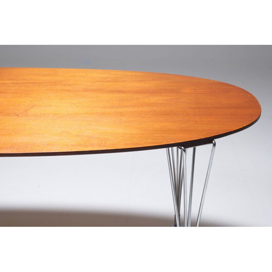 Image 1 of Vintage Elliptical table, Sweden 1970s