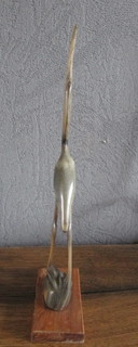 Heron Carved from Soapstone.