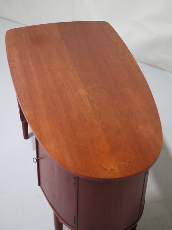 Image 1 of Desk H.P. Hansen Bullet Teak Danish Vintage