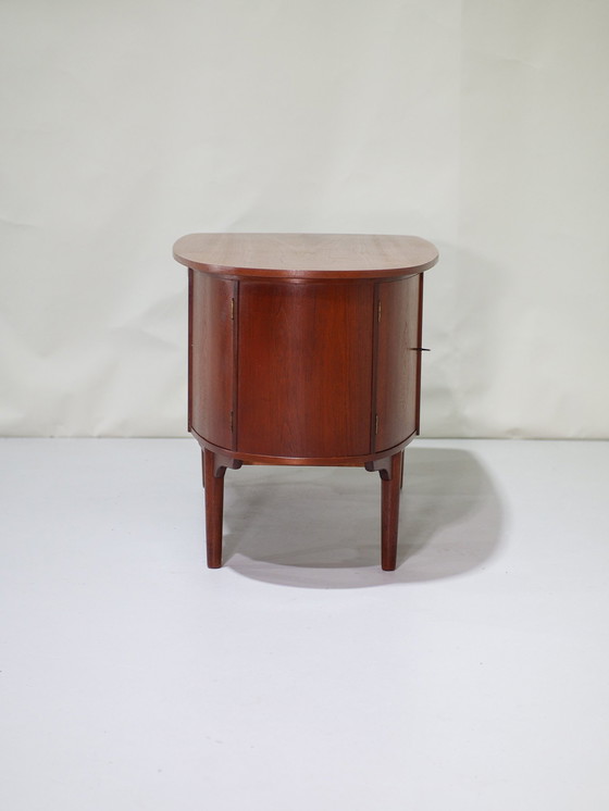 Image 1 of Desk H.P. Hansen Bullet Teak Danish Vintage