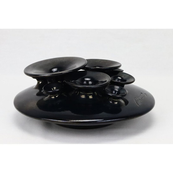 Image 1 of Vintage 9-neck flared ceramic by Louis Giraud Vallauris, 1950