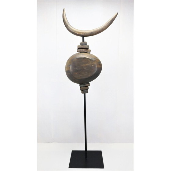 Image 1 of Vintage Totem Toro sculpture by Dominique Pouchain