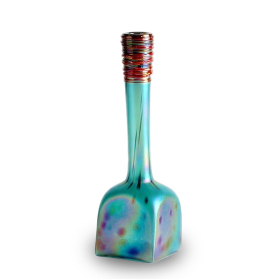 Image 1 of Art Nouveau Vase | Oljos Glass Concepts