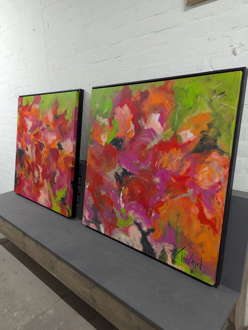 Duo Paintings Colori della vita