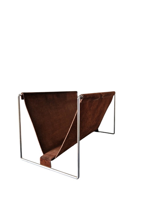 Vintage Beautiful Magazine Rack / Newspaper Bin Panton Style