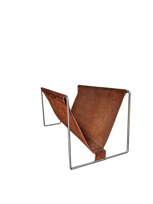 Vintage Beautiful Magazine Rack / Newspaper Bin Panton Style