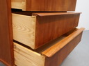 Cassettiera danese vintage a 3 cassetti in teak