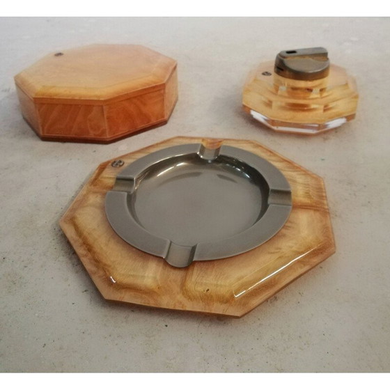 Image 1 of Affumicatoio d'epoca in plexiglass e legno di erica di Tommaso Barbi, 1970