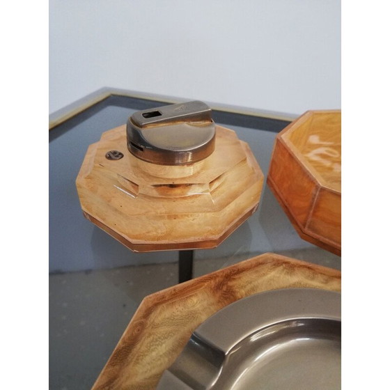 Image 1 of Affumicatoio d'epoca in plexiglass e legno di erica di Tommaso Barbi, 1970