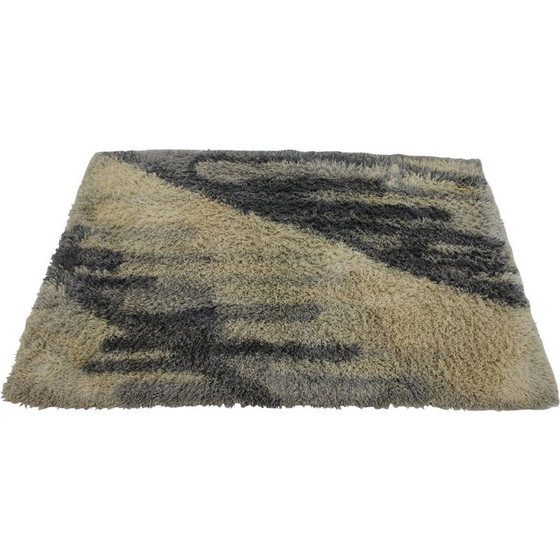 Image 1 of Vintage abstract wool carpet, Denmark 1960