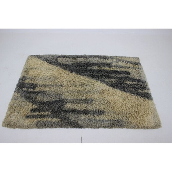 Image 1 of Vintage abstract wool carpet, Denmark 1960