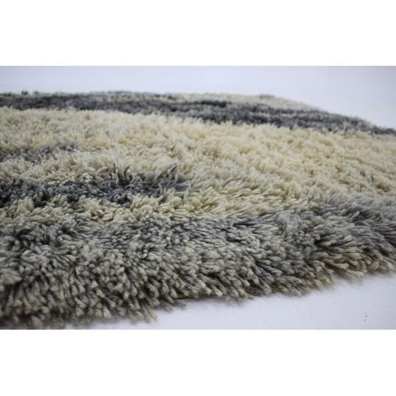 Image 1 of Vintage abstract wool carpet, Denmark 1960
