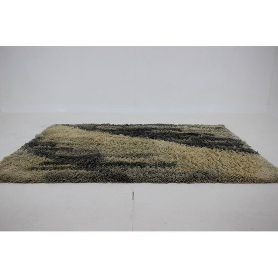 Image 1 of Vintage abstract wool carpet, Denmark 1960