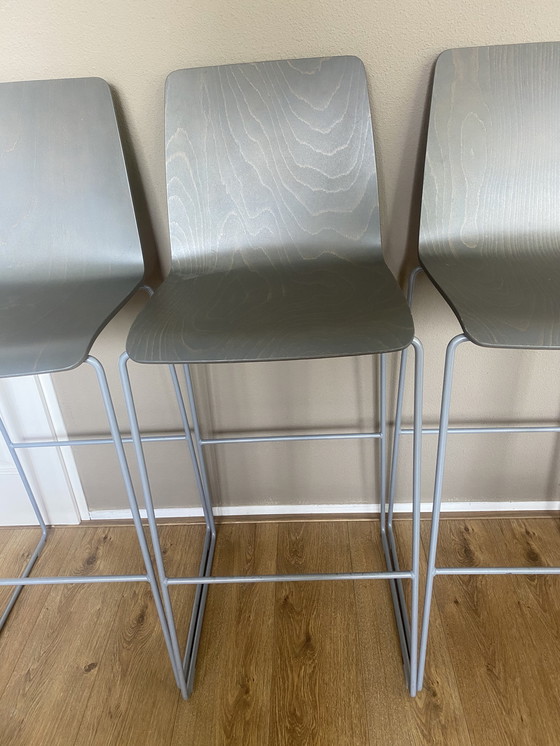 Image 1 of 3x Vepa bar stools Pit