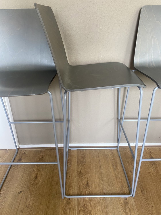 Image 1 of 3x Vepa bar stools Pit