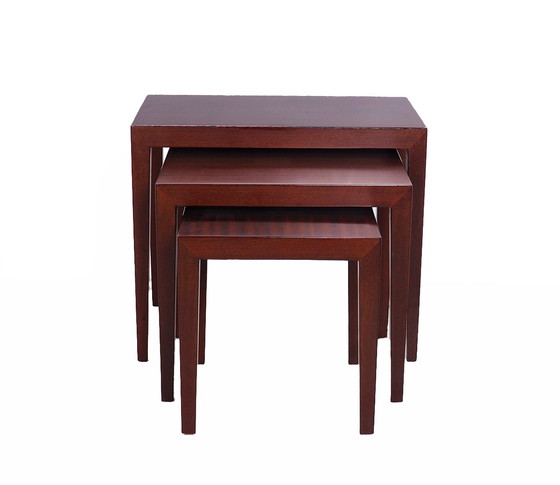 Image 1 of Severin Hansen Danish design nesting tables mahogany