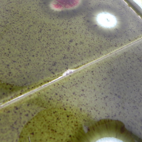 Image 1 of Table en carreaux de faïence Adri avec motif de mer, 1960s