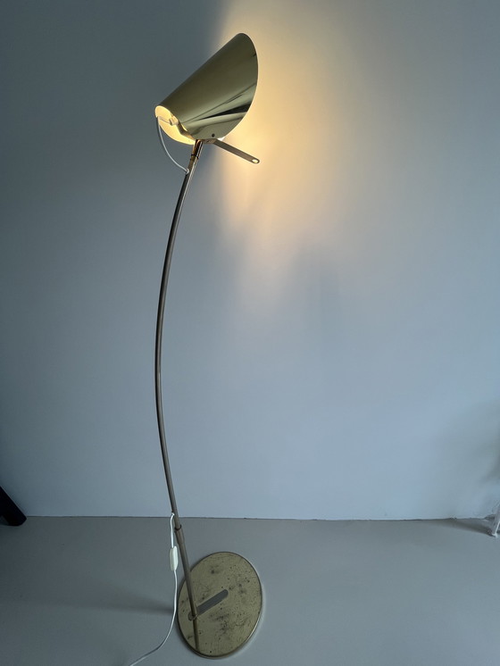 Image 1 of Vintage IKEA brass floor lamp 1980s