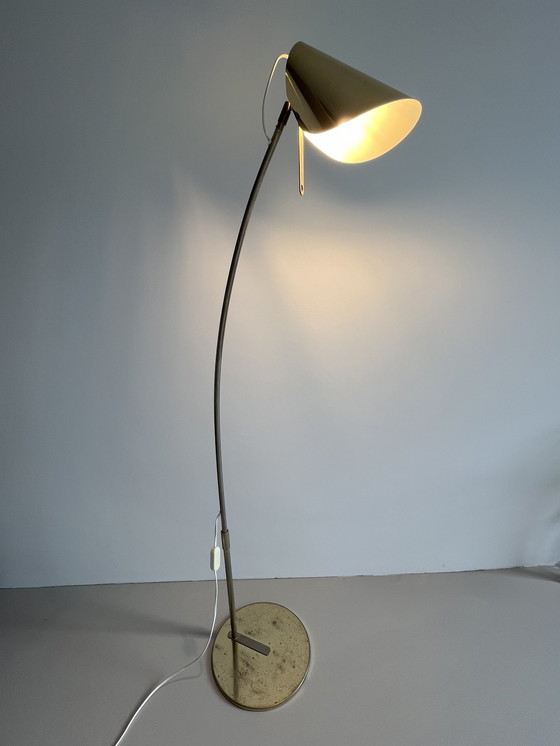 Image 1 of Vintage IKEA brass floor lamp 1980s