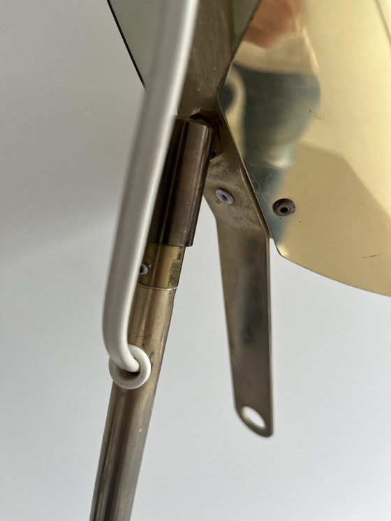 Image 1 of Vintage IKEA brass floor lamp 1980s