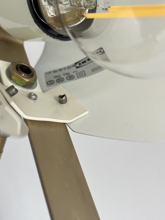 Image 1 of Vintage IKEA brass floor lamp 1980s