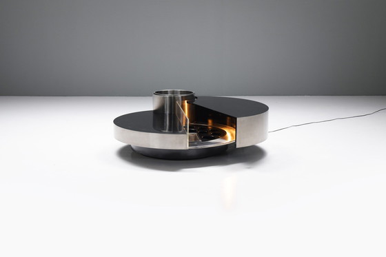 Image 1 of Harry’s Bar Rotating Coffee Table by Massimo Papiri for Mario Sabot Italy 1970s