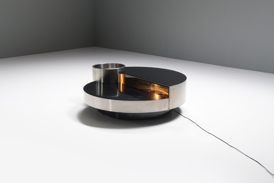 Image 1 of Harry’s Bar Rotating Coffee Table by Massimo Papiri for Mario Sabot Italy 1970s