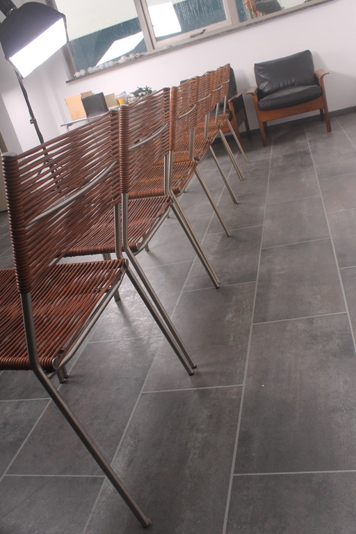 6x Miss B de Tito Agnoli para Bonacina