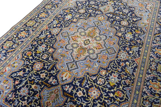 Image 1 of Hand-knotted Keshan oriental rug - 355 X 224 Cm